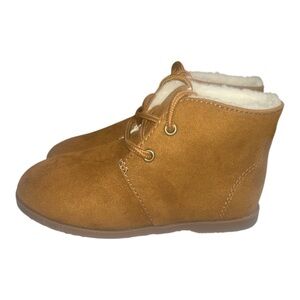 Baby Gap Brown Sherpa Lined Winter Boots Toddler Size 9 Cozy